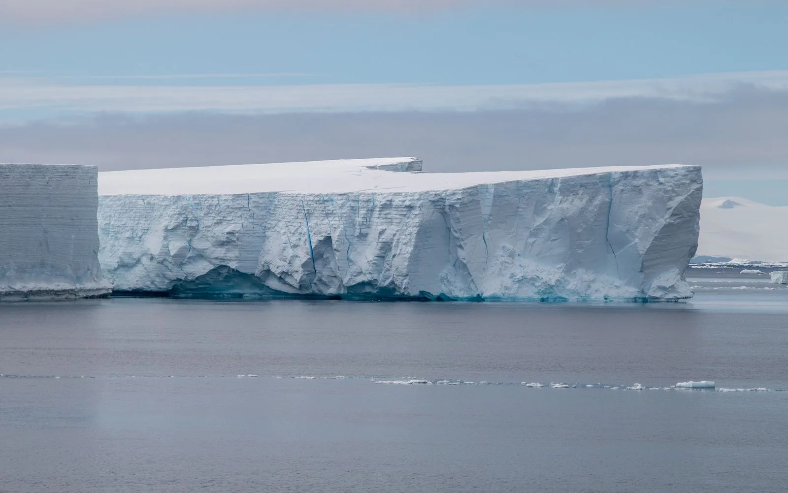 Massive iceberg adrift in Antarctic waters