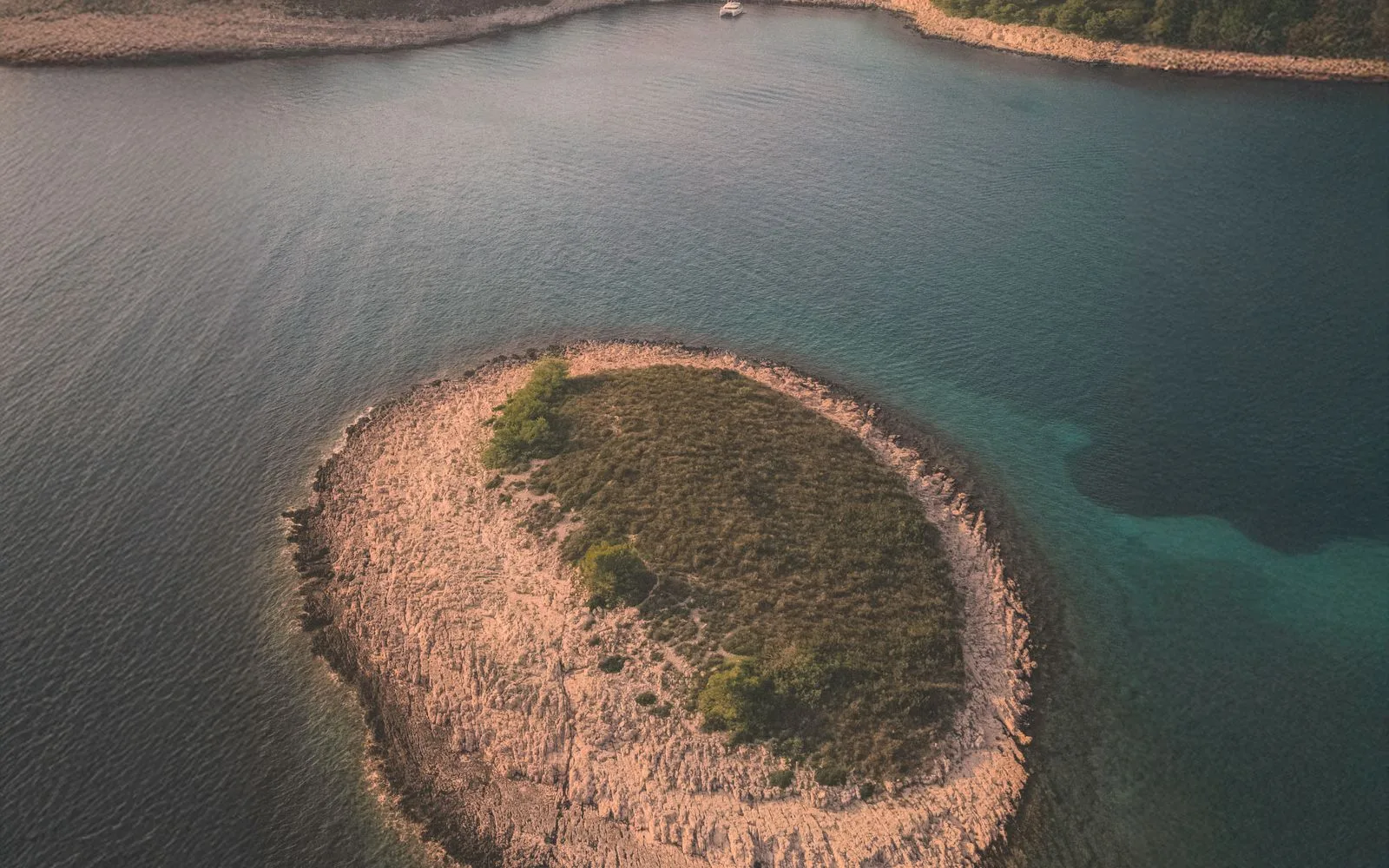Islands of Split-Dalmatia, Croatia, at sunset