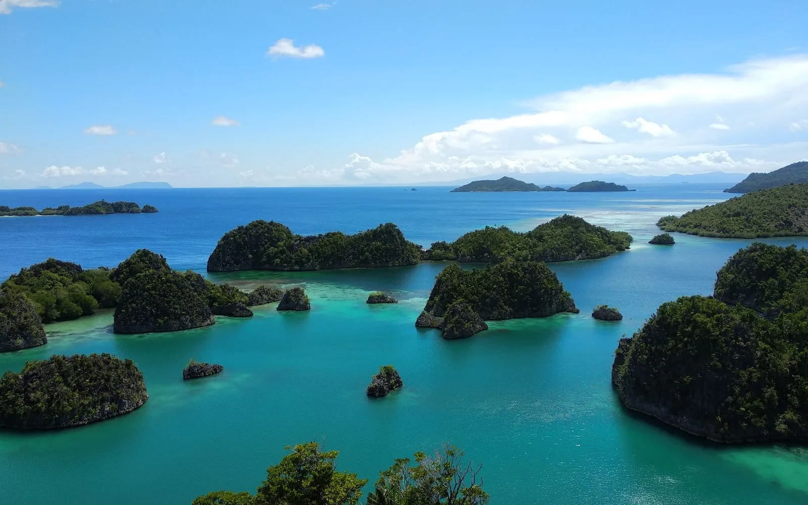 Piaynemo islands viewpoint, Raja Ampat, Indonesia