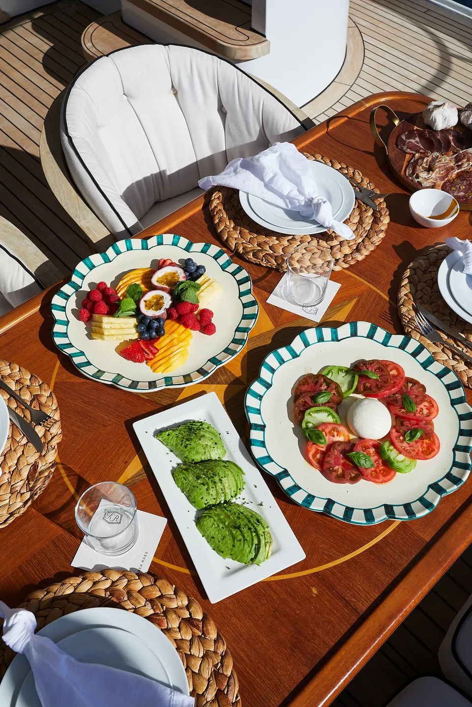 M/Y Sea Raes, breakfast