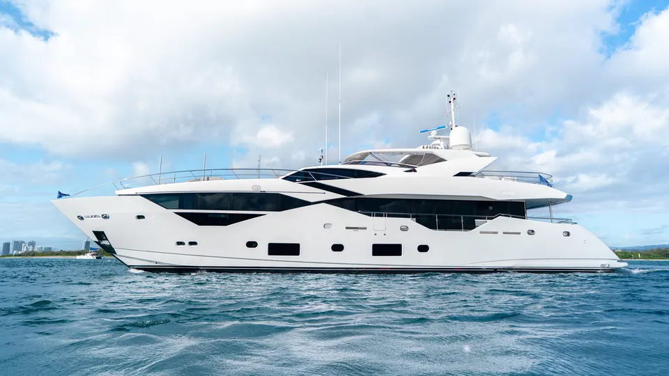 M/Y Sunset, in profile