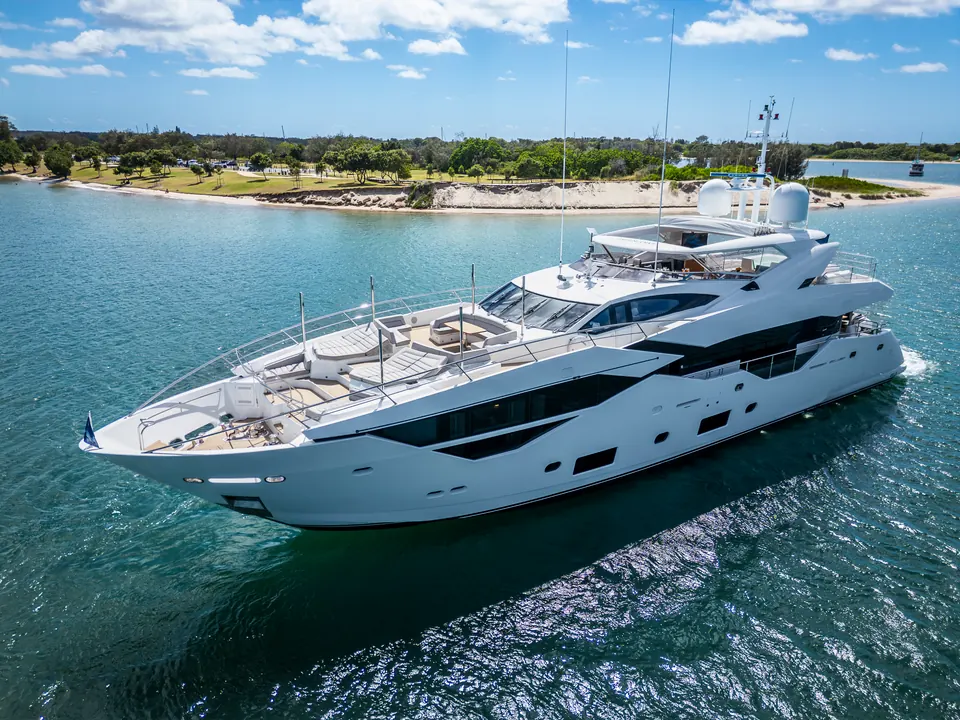 M/Y Sunset, from the air
