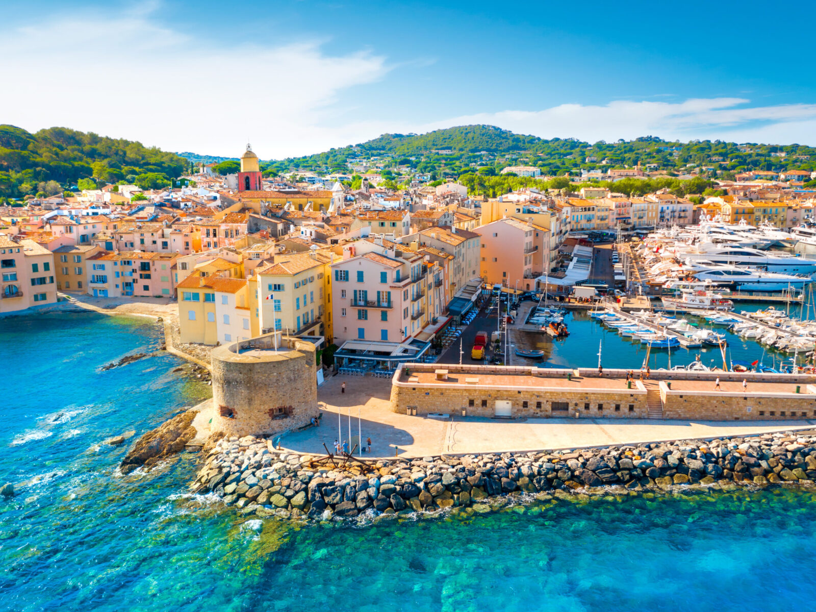 View,Of,The,City,Of,Saint-tropez,,Provence,,Cote,D’azur,,A