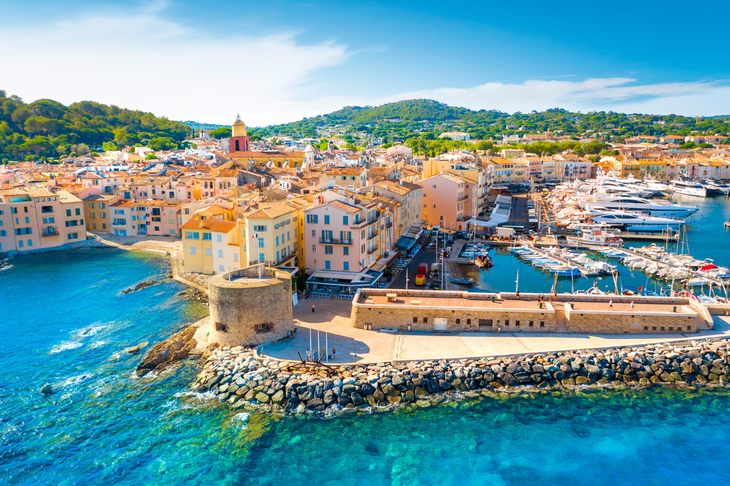 View,Of,The,City,Of,Saint-tropez,,Provence,,Cote,D’azur,,A