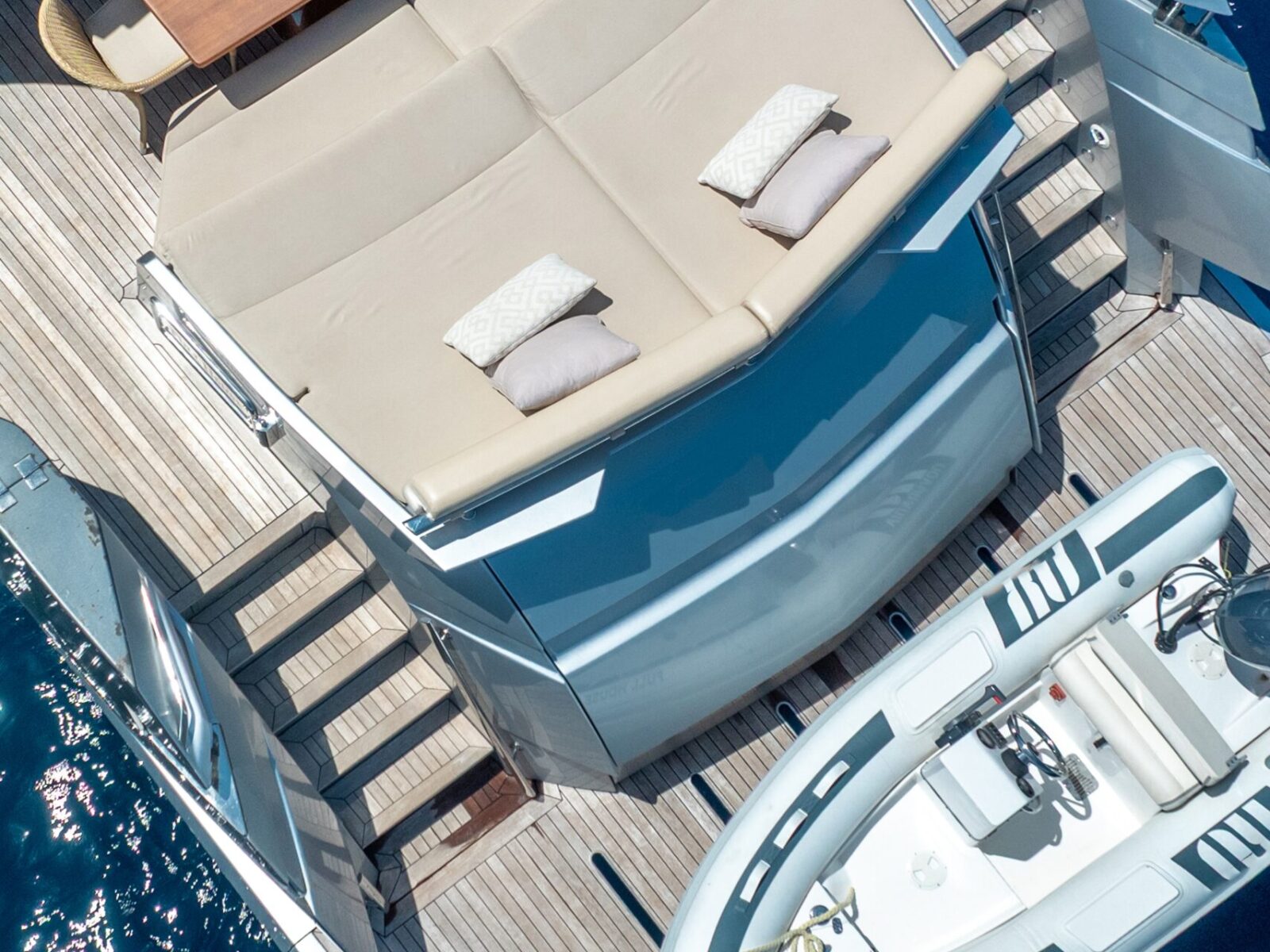 An,Overhead,Perspective,Showcases,The,Expansive,Deck,Of,A,Modern